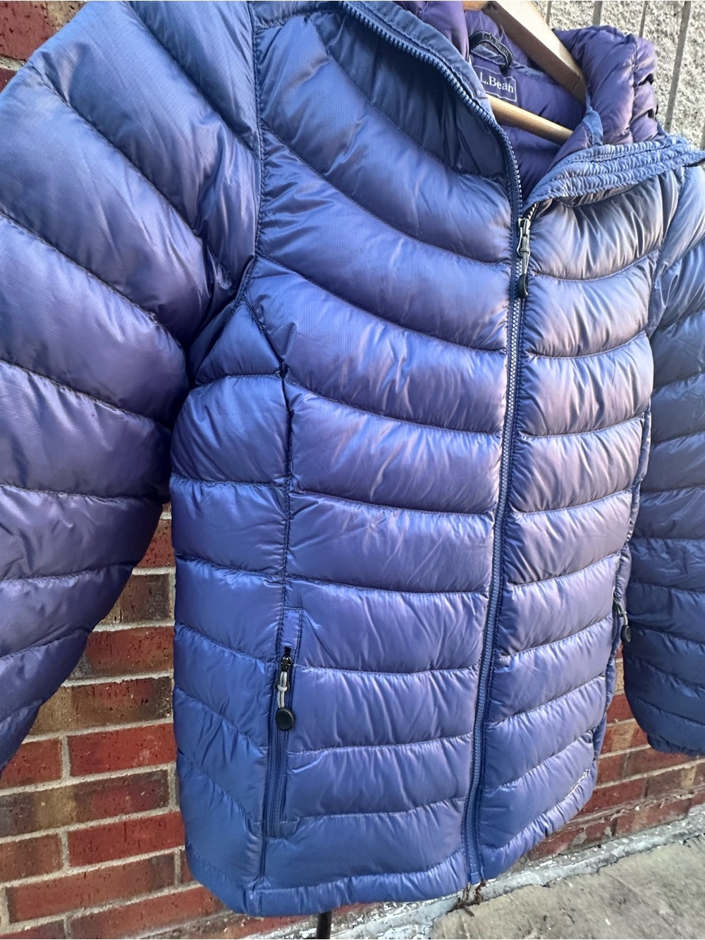 L.L. Bean 850 Goose Down Tech Puffer Downtek Pertex Quantum Jacket Lightweight - Picture 12 of 17